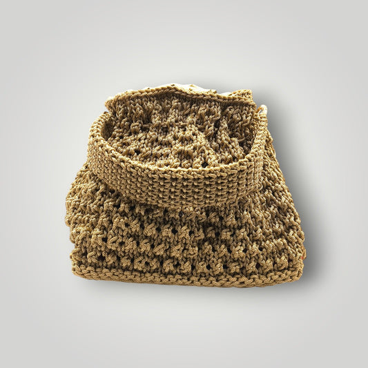 Borsa "Aura" – Secchiello Dorato Artigianale