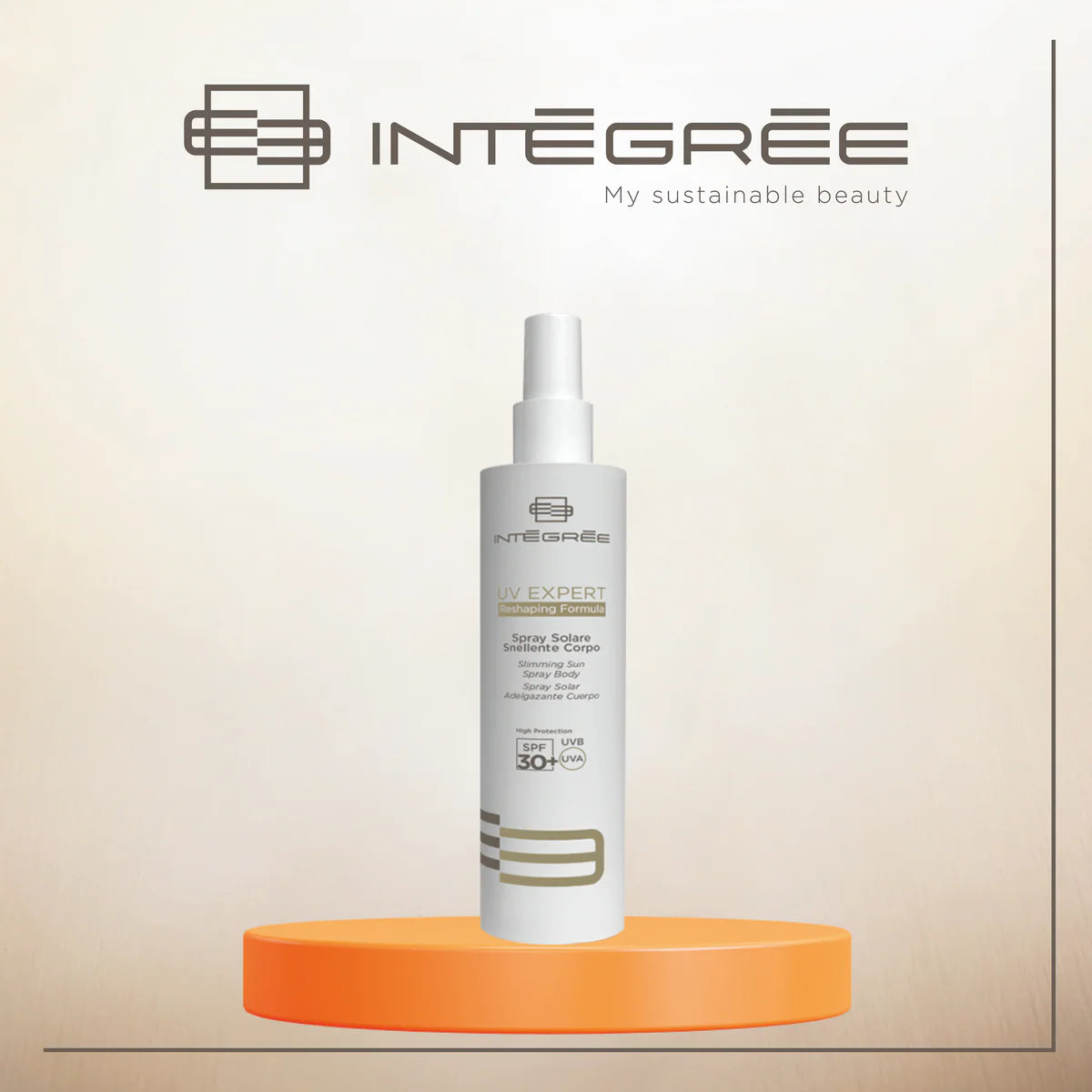 INTEGREE - Spray Solare Snellente Corpo SPF30