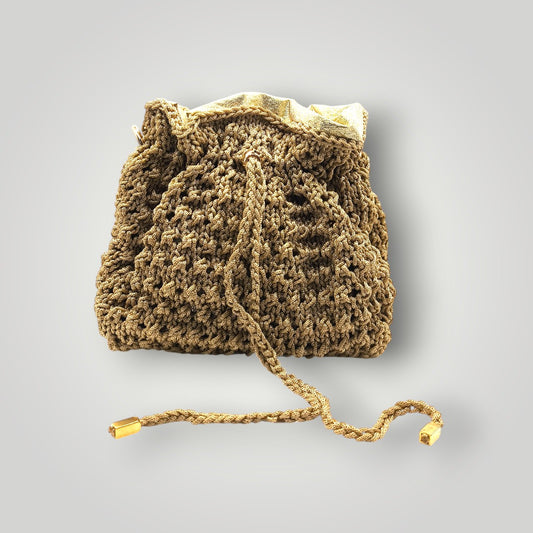 Borsa "Aura" – Secchiello Dorato Artigianale