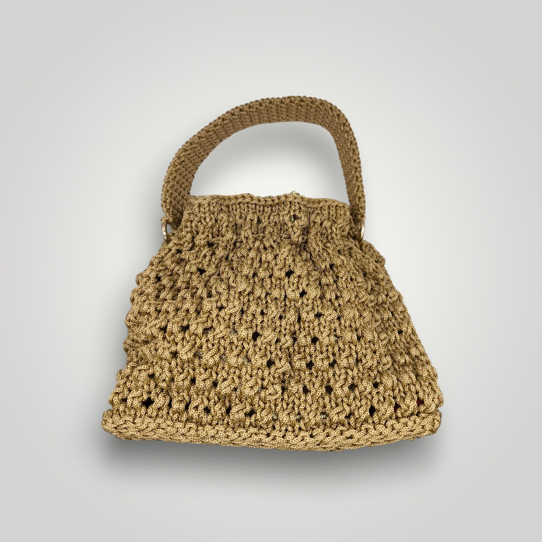 Borsa "Aura" – Secchiello Dorato Artigianale