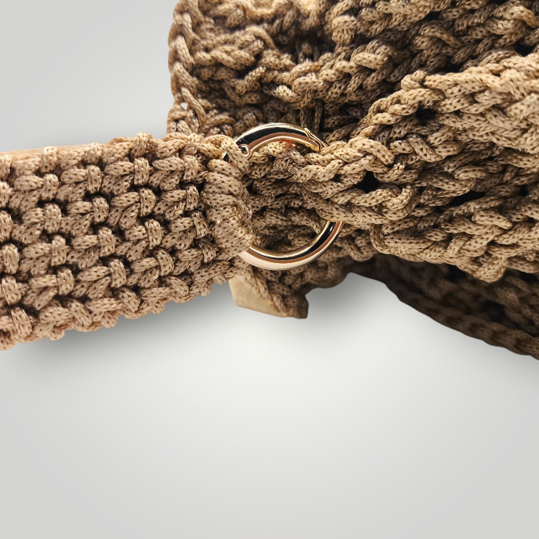 Borsa "Aura" – Secchiello Dorato Artigianale