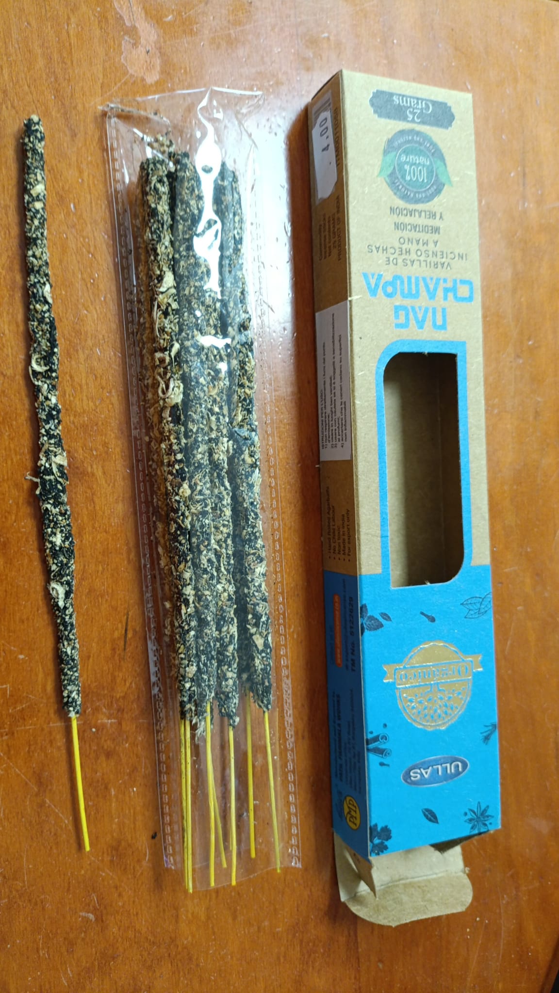 INCENSO NATURALE NAMASTE' BASTONCINO LUNGA DURATA