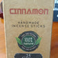 INCENSO NATURALE NAMASTE' CINAMMON BASTONCINO LUNGA DURATA
