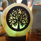 Lampade di sale USB albero della vita cm 8×8