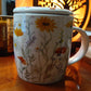 Tazza Mug in ceramica con Infusore e Coperchio fiori ML 380