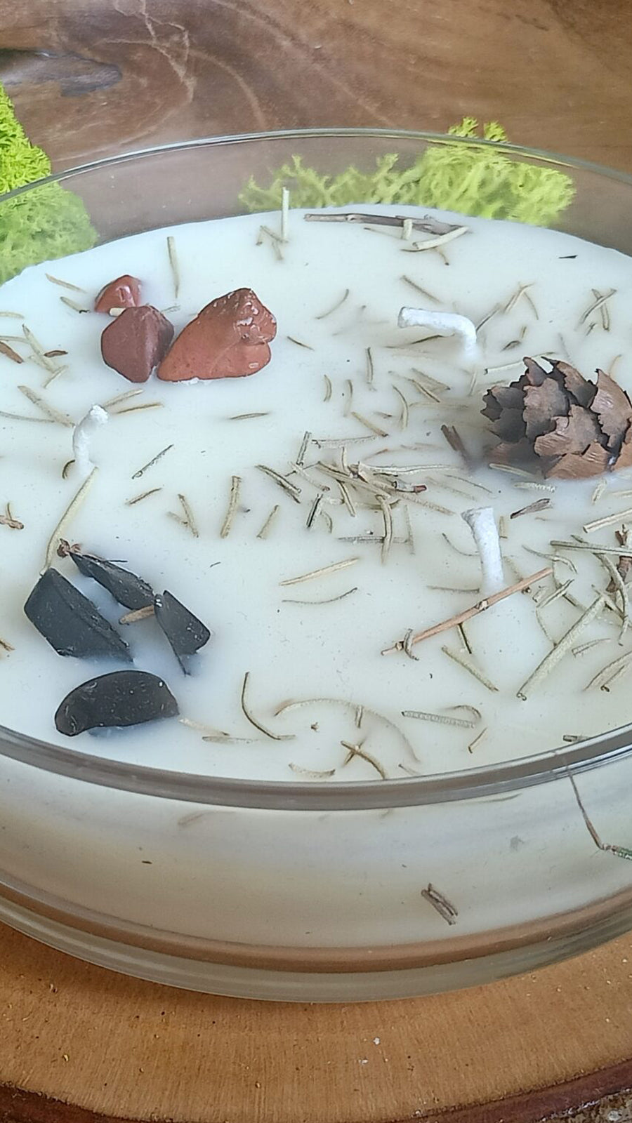 Candela cera di soia boho collection GOOD KARMA ambra/vaniglia 200 gr.