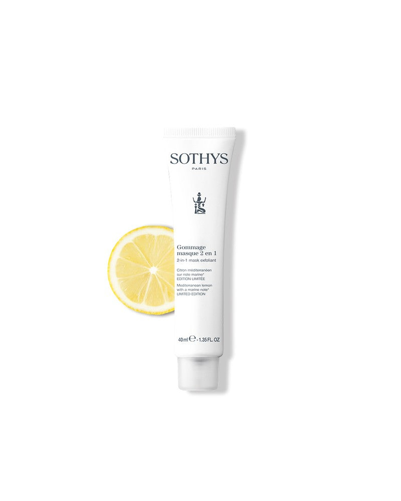 Gommage masque 2-en-1 limone mediterraneo /note marine