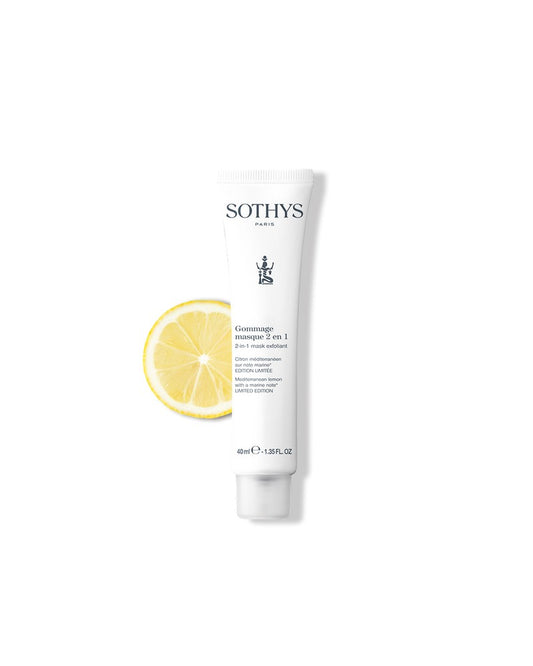 Gommage masque 2-en-1 limone mediterraneo /note marine
