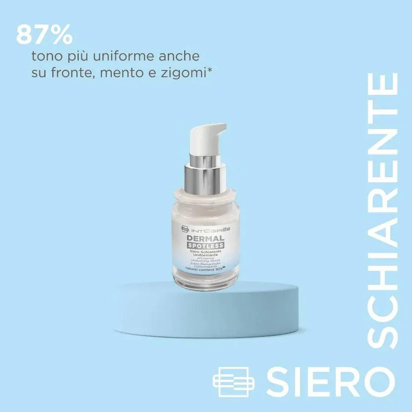 Integree Dermal Spotless Siero Schiarente Uniformante 30 ml – Trattamento viso macchie